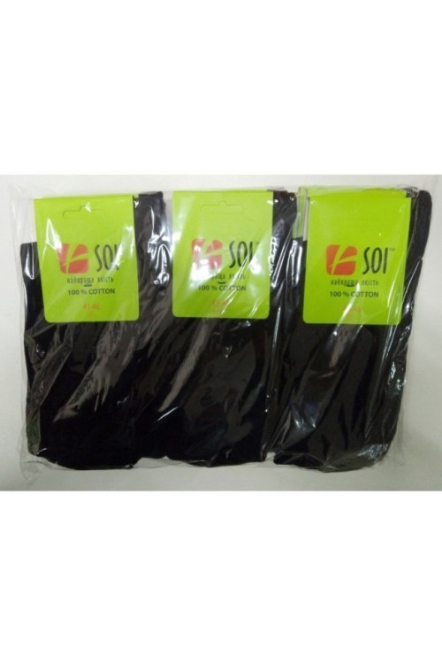 Шкарпетки чоловічі SOI™ (упаковка 12 шт.) 100% cotton