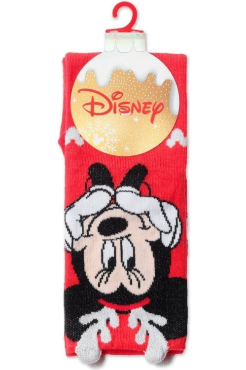 Шкарпетки жіночі Conte Disney Новорічні 21С-73СП (646) «Minnie» з люрексом