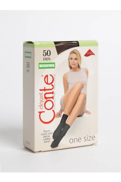 Шкарпетки жіночі Conte Microfibra 50 Den 8С-10СП, 1 пара