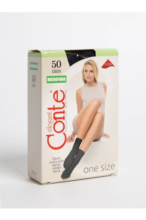 Шкарпетки жіночі Conte Microfibra 50 Den 8С-10СП, 1 пара