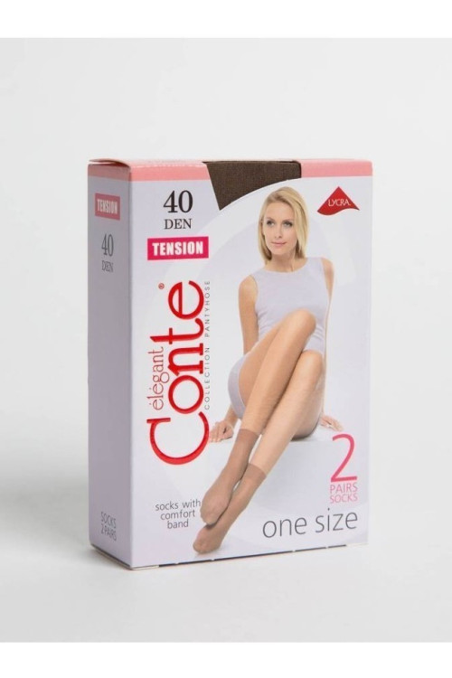 Шкарпетки жіночі Conte Tension 40 Den, 2 пари