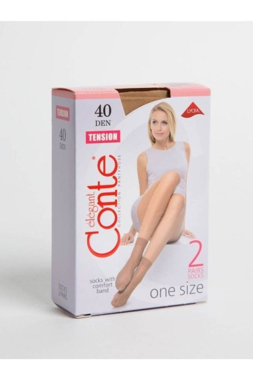 Шкарпетки жіночі Conte Tension 40 Den, 2 пари