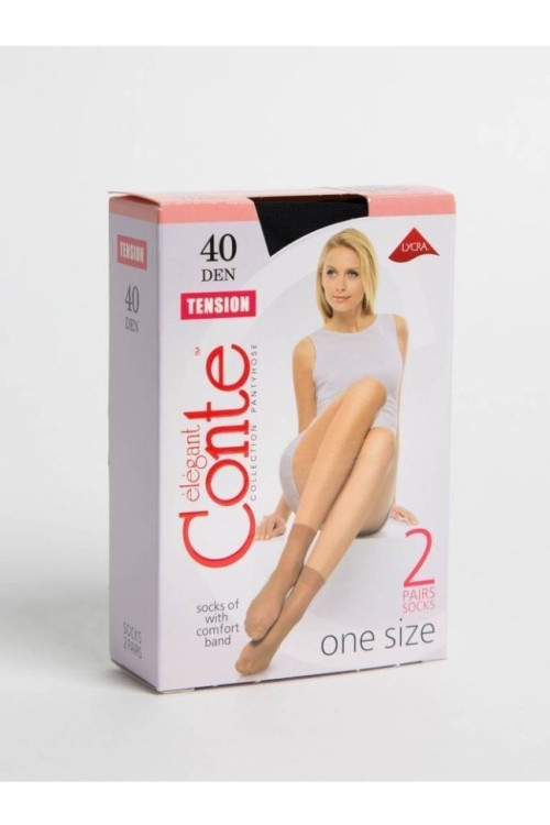 Шкарпетки жіночі Conte Tension 40 Den, 2 пари
