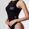 Боді Conte Tattoo Style LBM 1480 з бавовни з тату-малюнками «Enough»