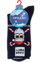 Шкарпетки чоловічі Diwari Новорічні 21С-71СП (653) «Santa Party»